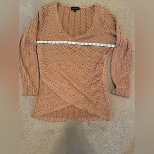LIKE NEW mauve surplice sweater